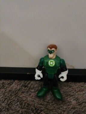 GREEN LANTERN DC COMICS 3” ACTION FIGURE TOY FISHER PRICE (PRE-OWNED)